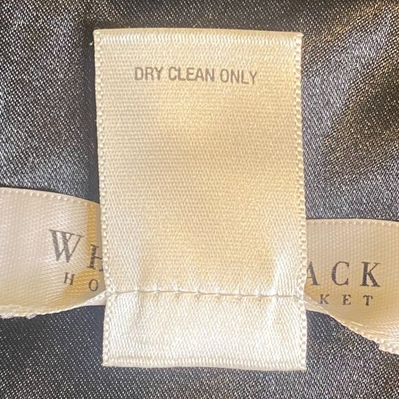 White House Black Market Strapless Black Lined Dress w/Ruched Bodice Size 4 - Picture 6 of 9